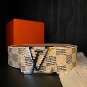 White Checkered Belt